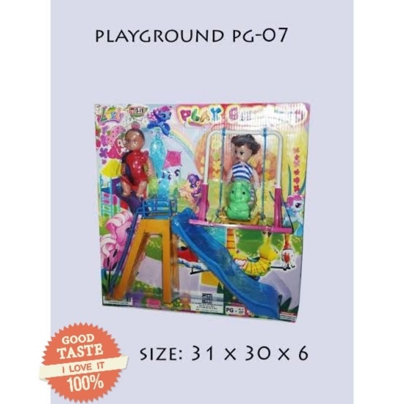 Mainan Edukasi Edukatif Anak Taman Bermain Playground Perosotan Ayunan PG-07
