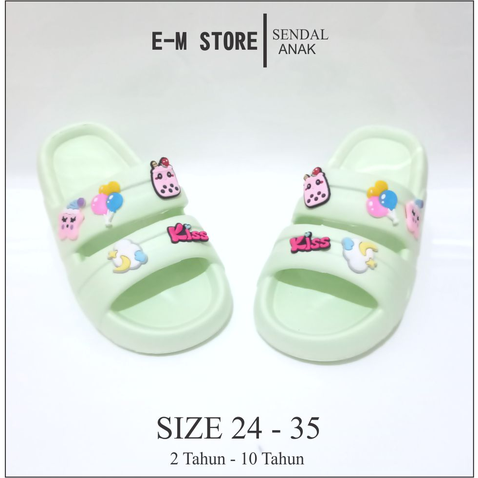 SENDAL ANAK LUCU / SENDAL ANAK SELOP / SENDAL ANAK BERMOTIF / SENDAL ANAK PEREPMUAN / SELOP ANAK TERBARU