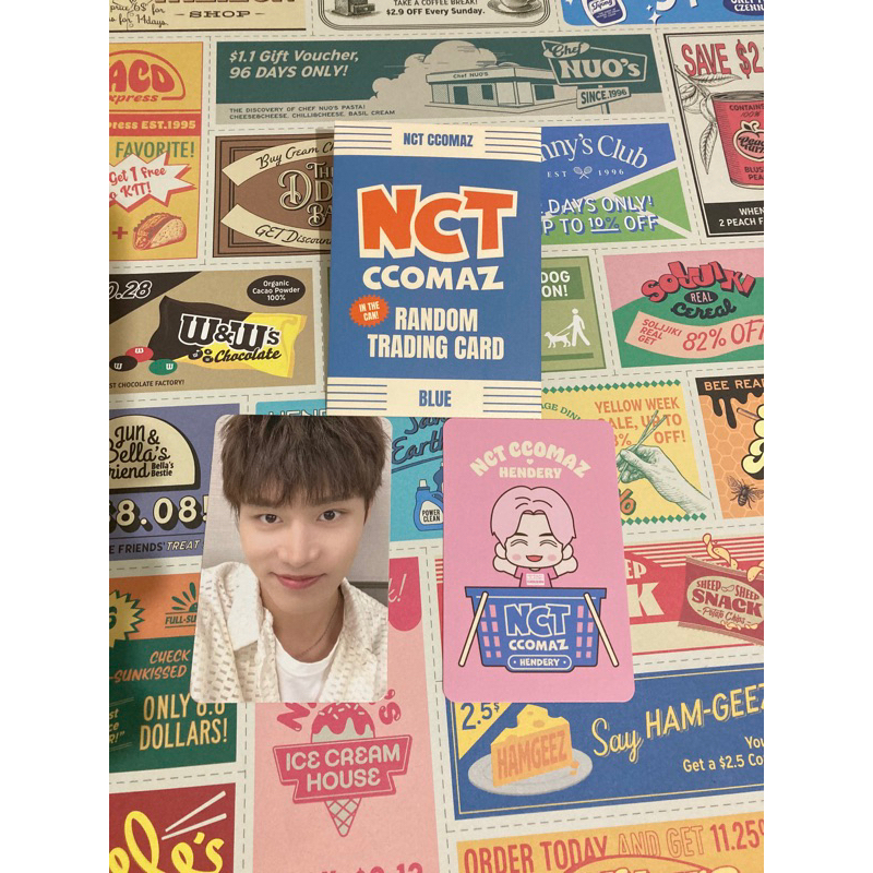 NCT ccomaz Trading Card Unsealed Taeil Hendery