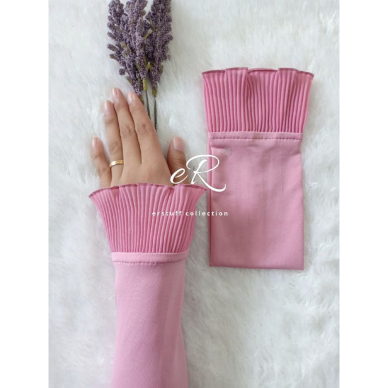 HANDSOCK AYANA QUEEN RUFFLE / MANSET RENDA PLISKET SENADA KOMBI