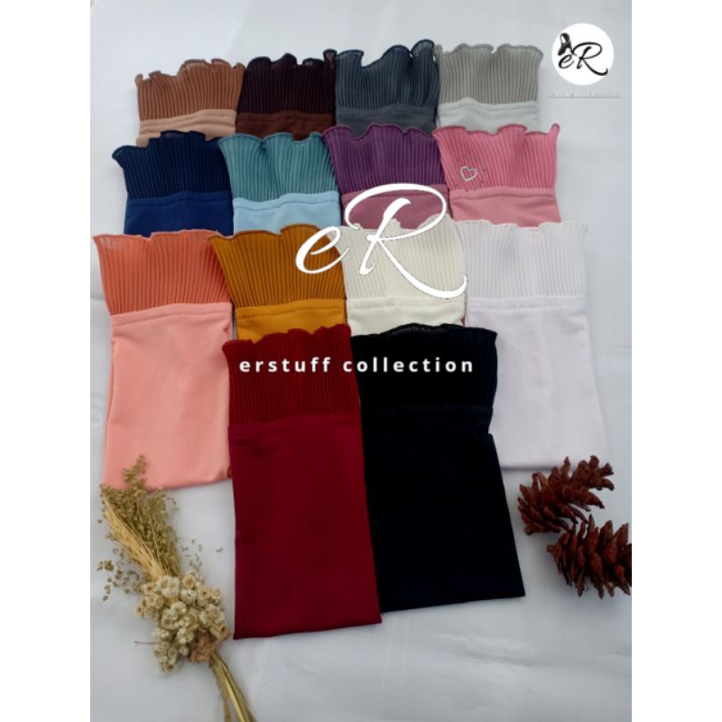 HANDSOCK AYANA QUEEN RUFFLE / MANSET RENDA PLISKET SENADA KOMBI