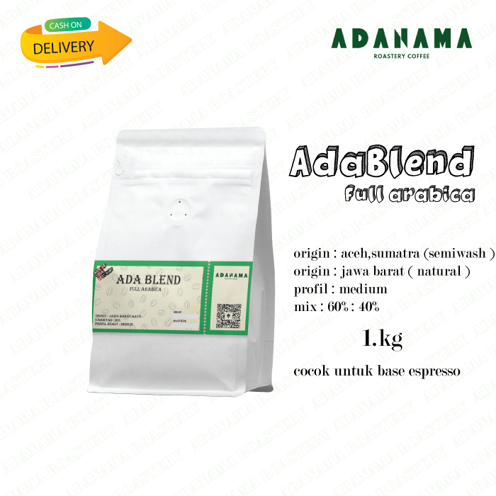 

house blend full arabica 60/40 sumatra dan jawabarat
