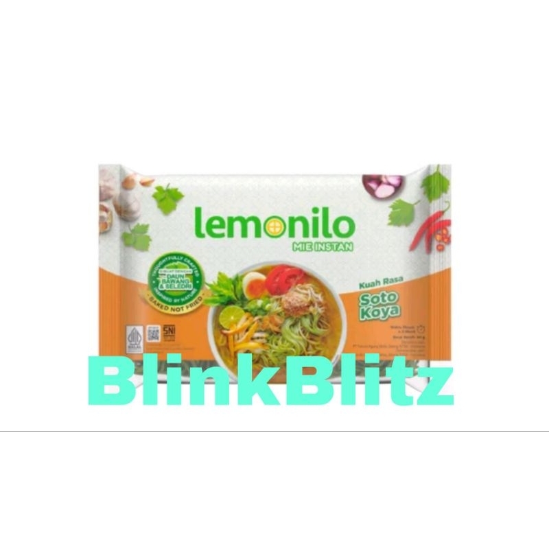 BARU Lemonilo Soto Koya 60 gr Kuah Rebus Mie Instan Alami