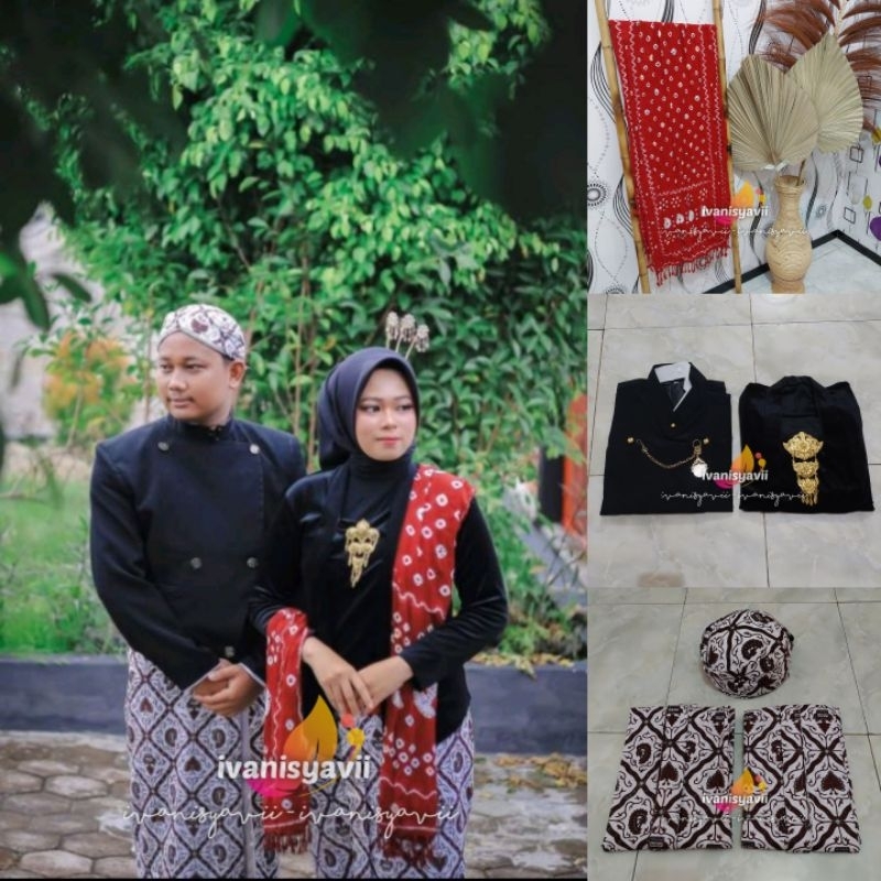 [1set] Baju Prewed Adat Jawa Solo - Sido Luhur