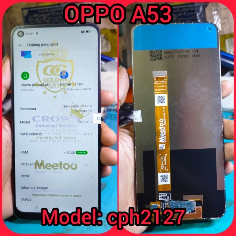 Lcd Touchsreen Ts Fulset Oppo A53 Seri Hp Cph2127