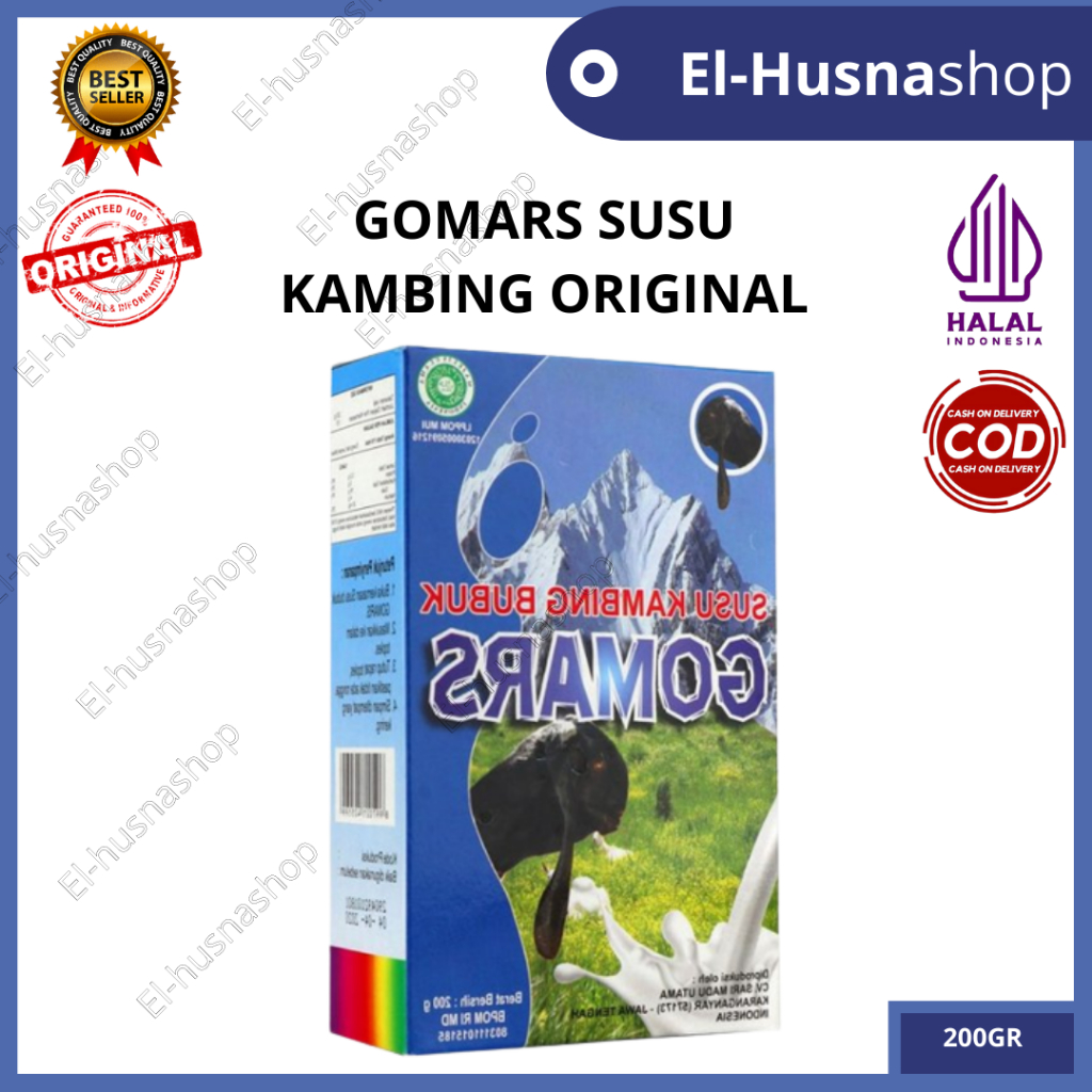 

Gomars ORI Gomars Susu Kambing Rasa Original 200