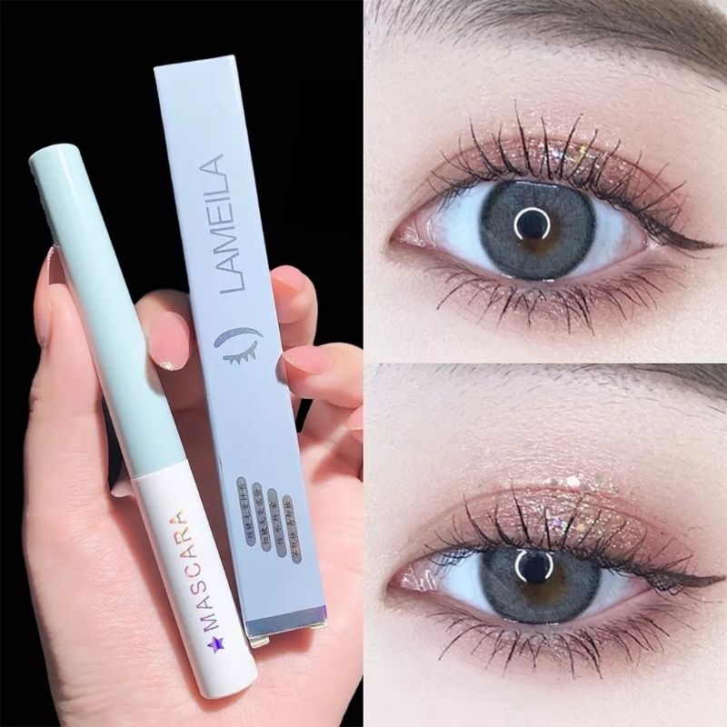 pemanjang Pelentik Bulu Mata Lameila Mascara Biru Tosca Waterproof Penebal Alis