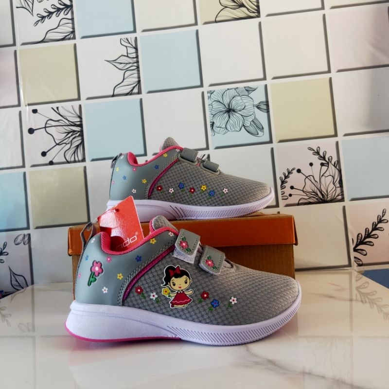 Sepatu Ando Sepatu Anak Perempuan TK/SD Lily Flower