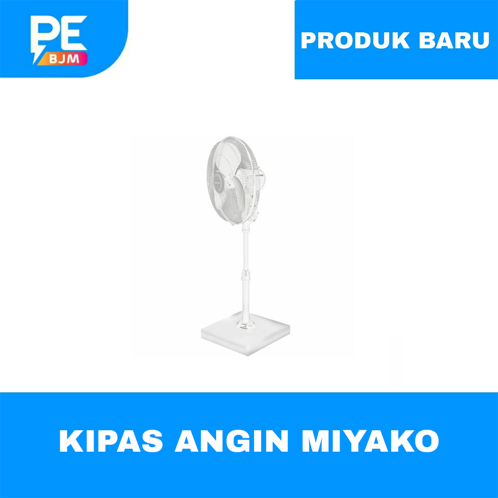 KIPAS ANGIN MIYAKO BERDIRI STAND FAN 16 INCH KAS-1607-KPL GARANSI RESMI