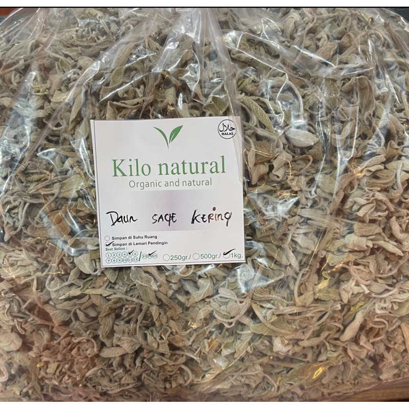 

Daun Utuh Sage Kering 1kg / Sage 1kg