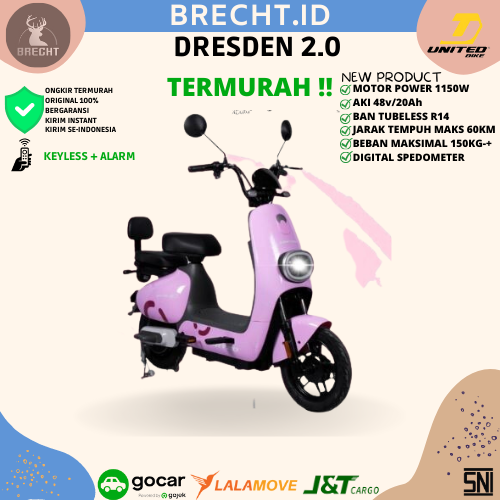 Sepeda Listrik Electric Bike United Dresden 2.0 New Series