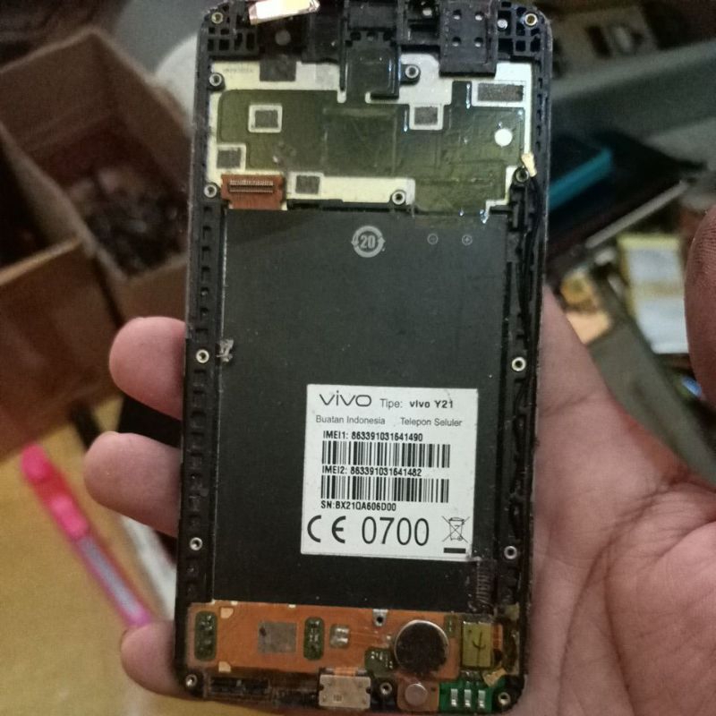 lcd vivo y21 ori copotan