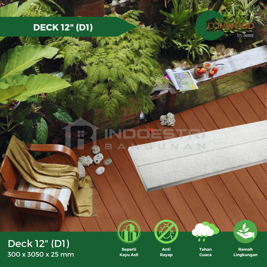 Conwood Deck 12" D1 / Conwood Decorative Deck 12" (300 x 3050 x 25 mm)