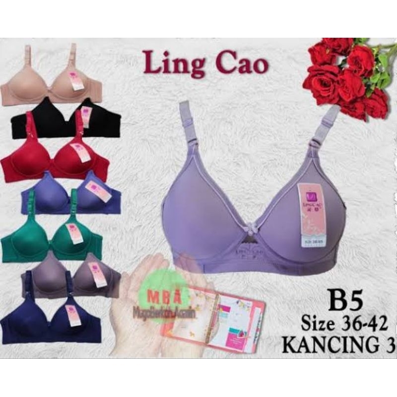 bh LINGCAO B5 busa tanpa kawat kait 3