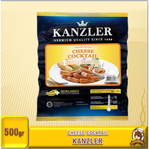 

Kanzler Sosis Cheese Cocktail 500gr \ Sosis Keju