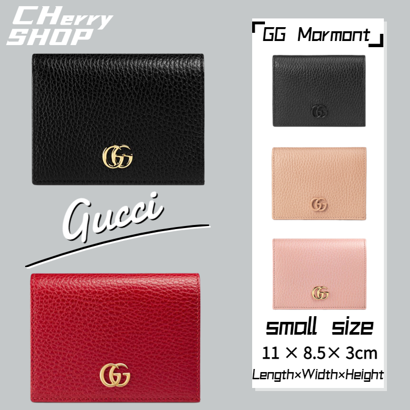 ✨100% authentic Gucci GG Marmont series card holder/dompet wanita/dompet