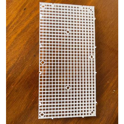 Grid Plate Sekat Bawah Bracket Susun Aquarium 30x15 Egg crate