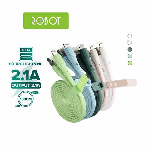 Kabel data ROBOT RGL100 Lightning usb for IPH/TYPE C/TYPE M 2.1a 100cm ORIGINAL KING