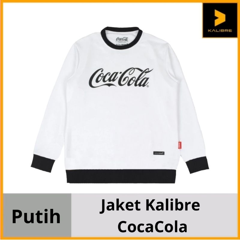 KALIBRE | COCACOLA Jaket Casual Pria Wanita Putih Original
