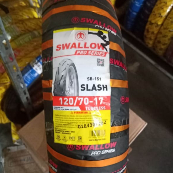 120 70 17 Slash SB 151 Ban Swallow Pro Series Tubeless Ring 17