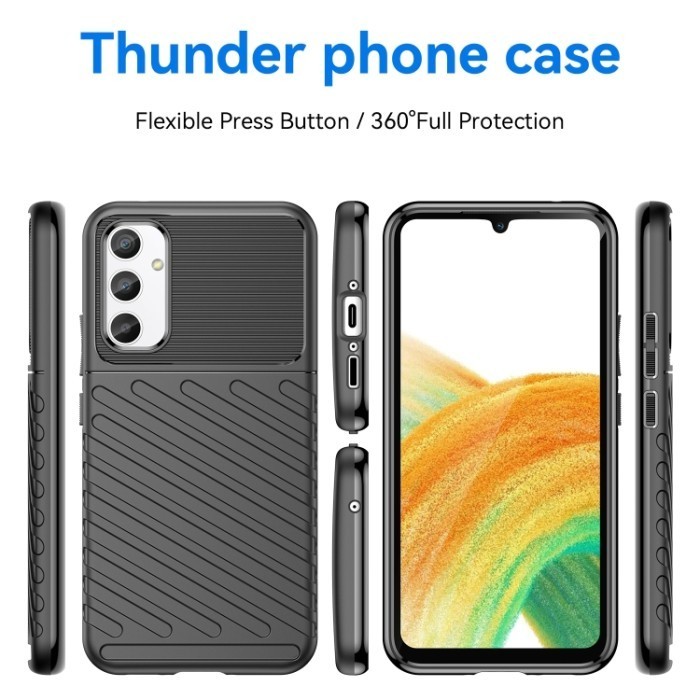 SAMSUNG A24 SOFT CASE RUGGED ARMOR THUNDER SILIKON SOFTCASE