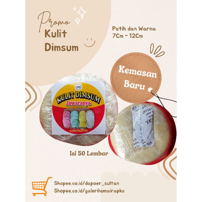 [ PEKANBARU ] ✨5PCS KULIT DIMSUM✨