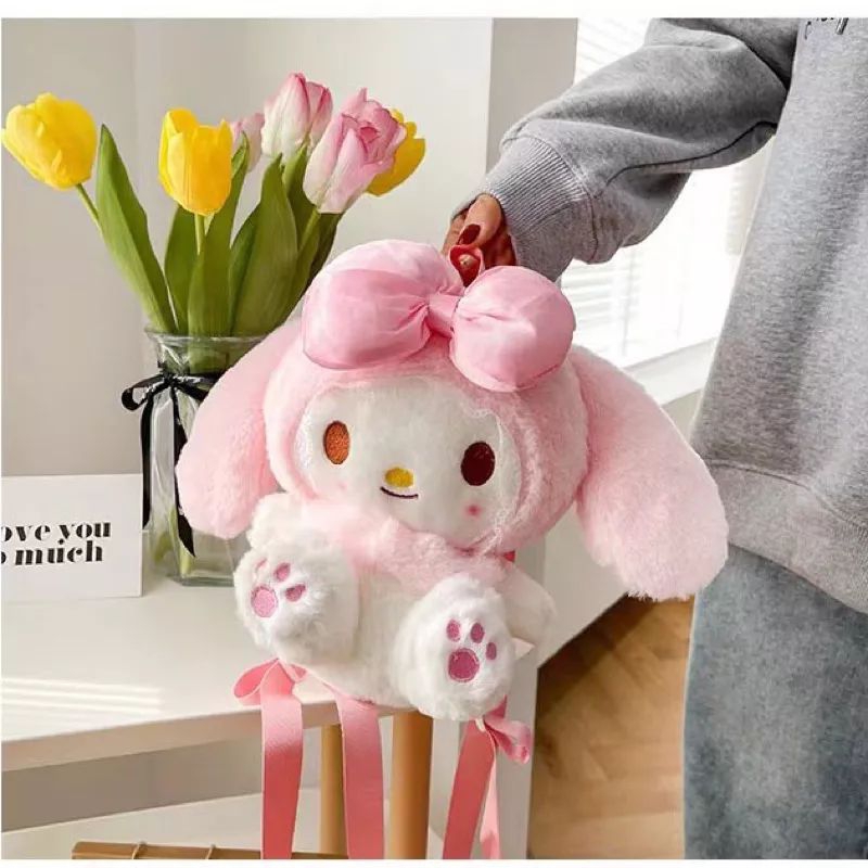 Tas Boneka Ransel Wanita Karakter Melodi Kelinci - Backpack Melody Mewah Lucu Tas anak dewasa