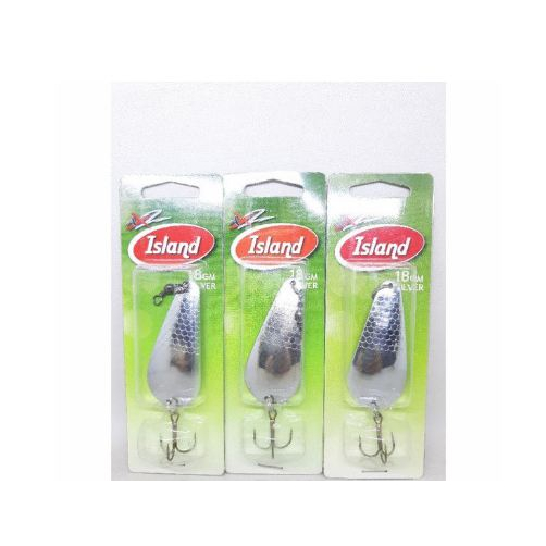 Umpan Pancing AXZ Island Spoon 18 GM Silver