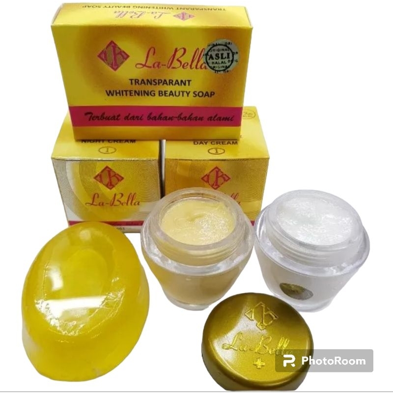 Paket Cream La Bella 3in1//Cream La Bella SM+Sabun//Paket Cream Perawatan Wajah