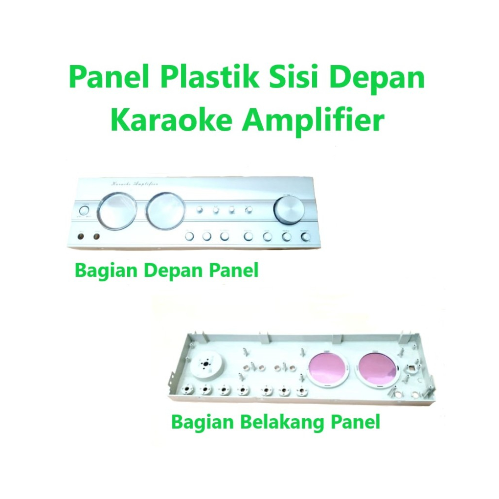 Panel Depan Plastik Karaoke Amplifier