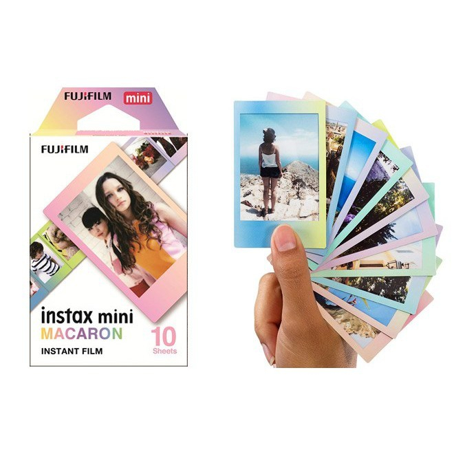 Fujifilm Instax Paper Mini Polaroid Film Macaron isi 10 Pcs Original