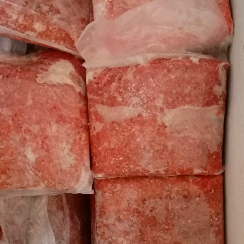 

Daging Ayam Giling 1 kg Dogfood Catfood Rawfood (Raw Food)