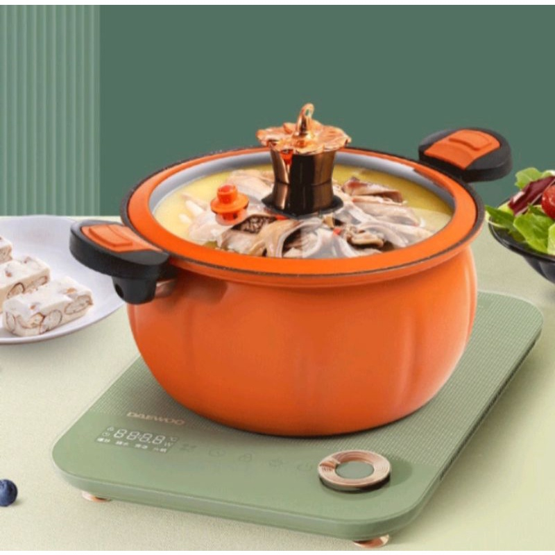 Panci Presto Model Buah Labu Anti Lengket Panci Labu Aesthetic Premium