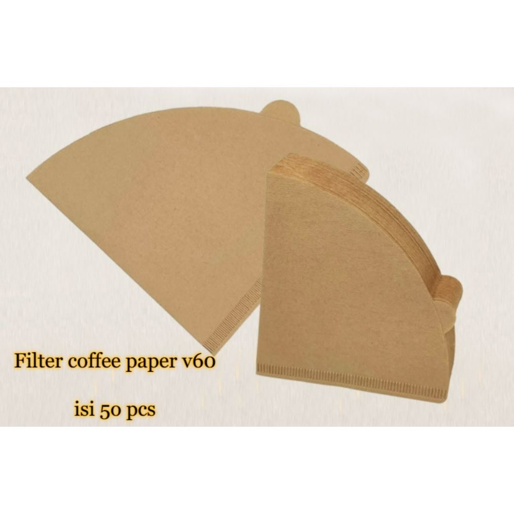 isi 50 lembar kertas penyaring kopi / Filter coffee paper V60