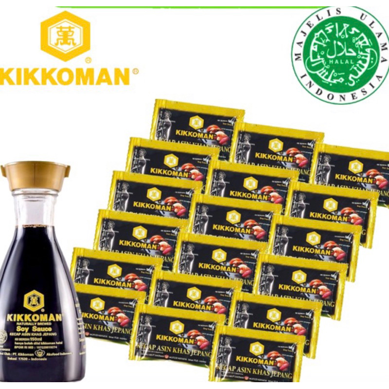 

kikkoman soy sauce sachet / kecap Asian 5ml