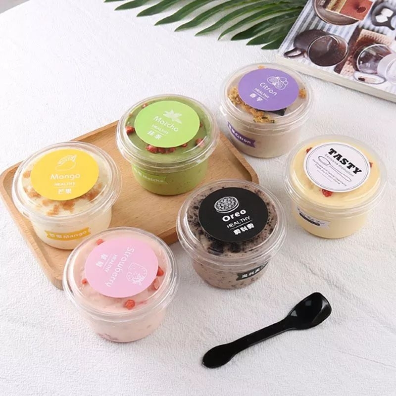10pcs dessert cup premium cup mika puding yougurt dessert tiramisu