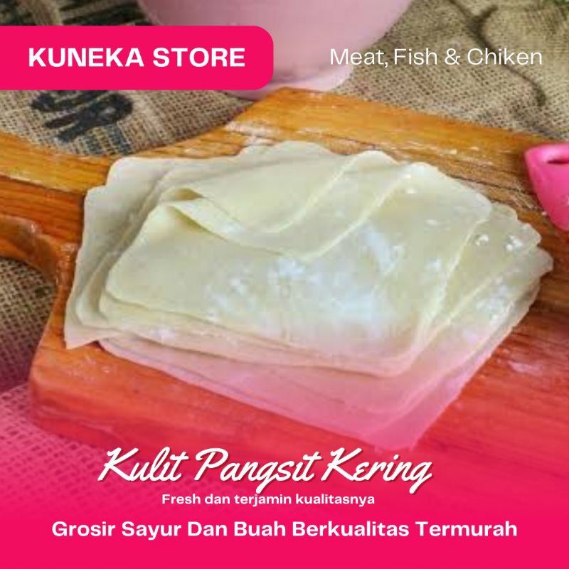 

KUNEKA KULIT PANGSIT SEGAR BEST PRODUCT BEST PRICE PROMO MURAH BEST QUALITY FRESH PRODUCT KULIT PANGSIT GORENG