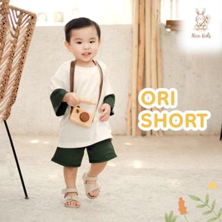 NICE KIDS ORI SHORT NICE KIDS BAJU PENDEK CELANA PENDEK ANAK UNISEX 1-4 THN