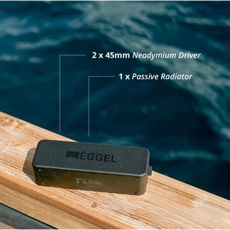 Eggel Active 2 Waterproof Action Portable Bluetooth Speaker