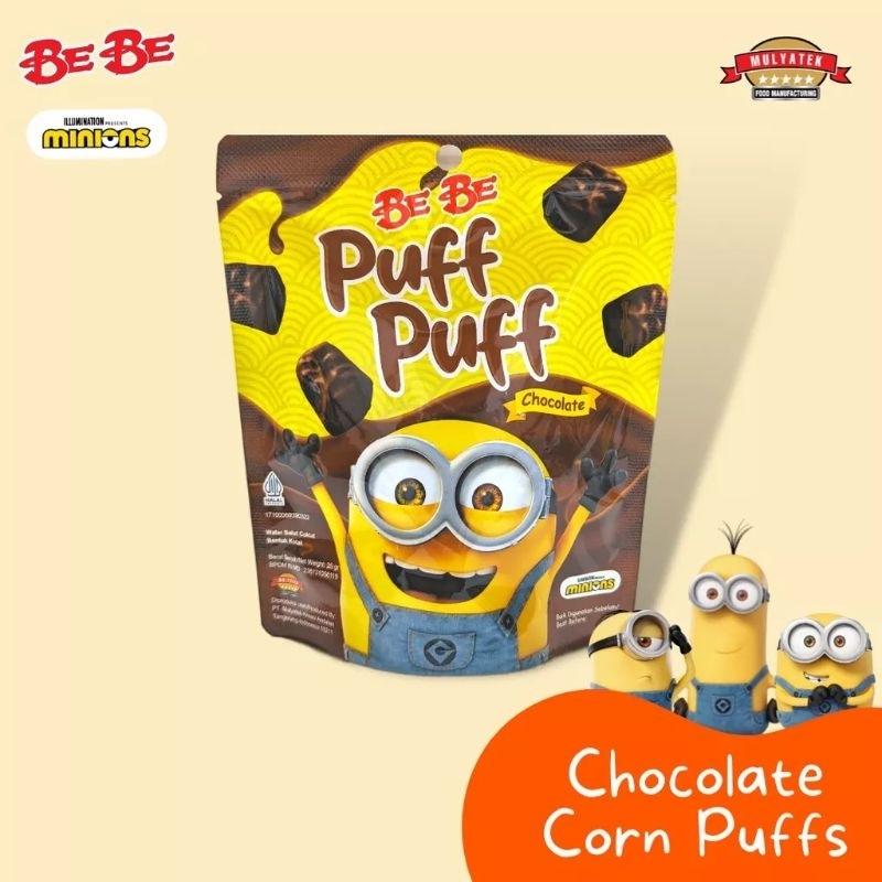 Minion BEE BEE puff puff chocolate corn puff 25 gram