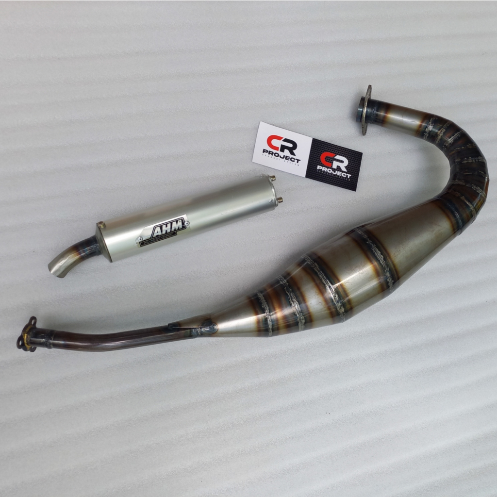 promo knalpot 2 tak NINJA R NINJA RR merk AHM suara garing