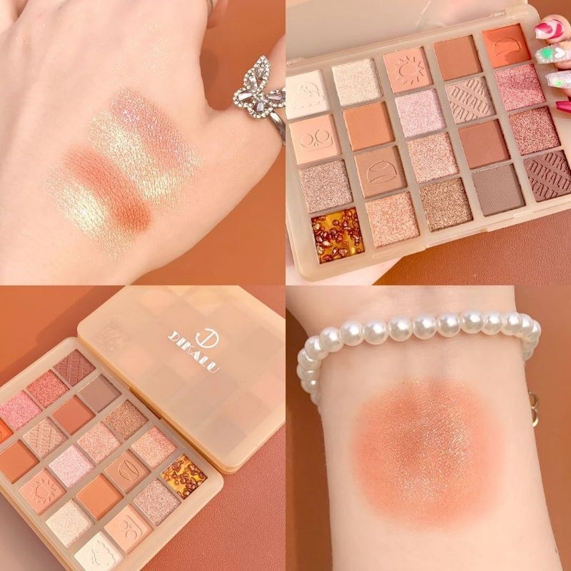 Eyeshadow Palette 20 Warna Dikalu Eyeshadow Chestnut Korean Eyeshadow 20 Color Original Dikalu Cerry Blossom