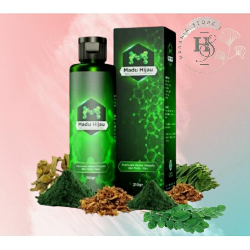 Madu Hijau Logo M Original Herbal Madu Untuk Lambung Maag Gerd Mual Kembung
