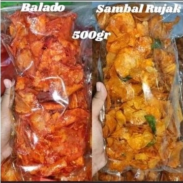 

Keripik Singkong Rujak dan Balado