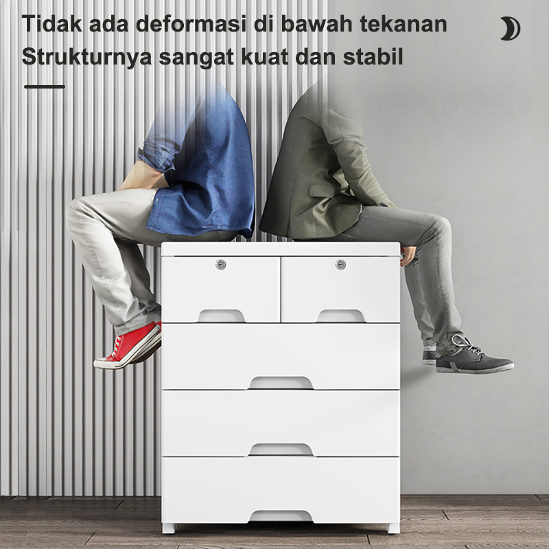 Pocket Dragon Loker Plastik Lemari Plastik Lemari Pakaian Laci Plastik Kabinet Drawer Storage Cabinet [ Garansi lima tahun ](SLCTG)