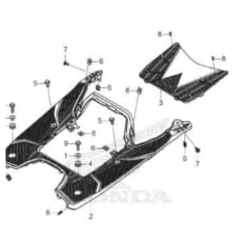 LID BATTERY COVER TUTUP AKI ACCU LANTAI PIJAKAN KAKI BEAT FI ESP INJEKSI INJECTION 2020 ESP K1A LOKAL JAMINAN KUALITAS GK MURAHAN