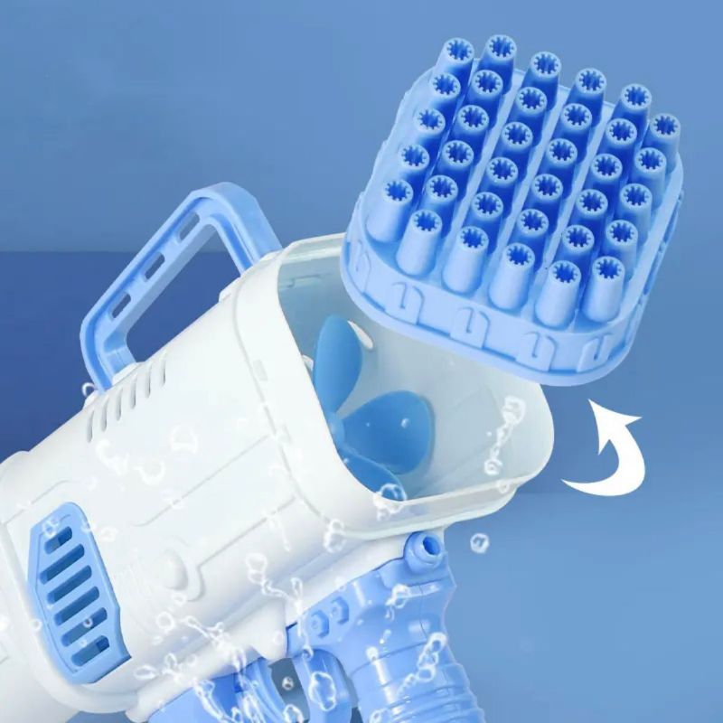 Mainan Bubble Gun Bazoka 32HOLE Mainan Tembak Gelembung Mainan Anak