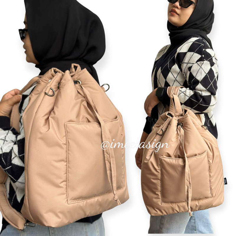 fellapuff bag / puffbag ransel / puffbag ransel muat laptop