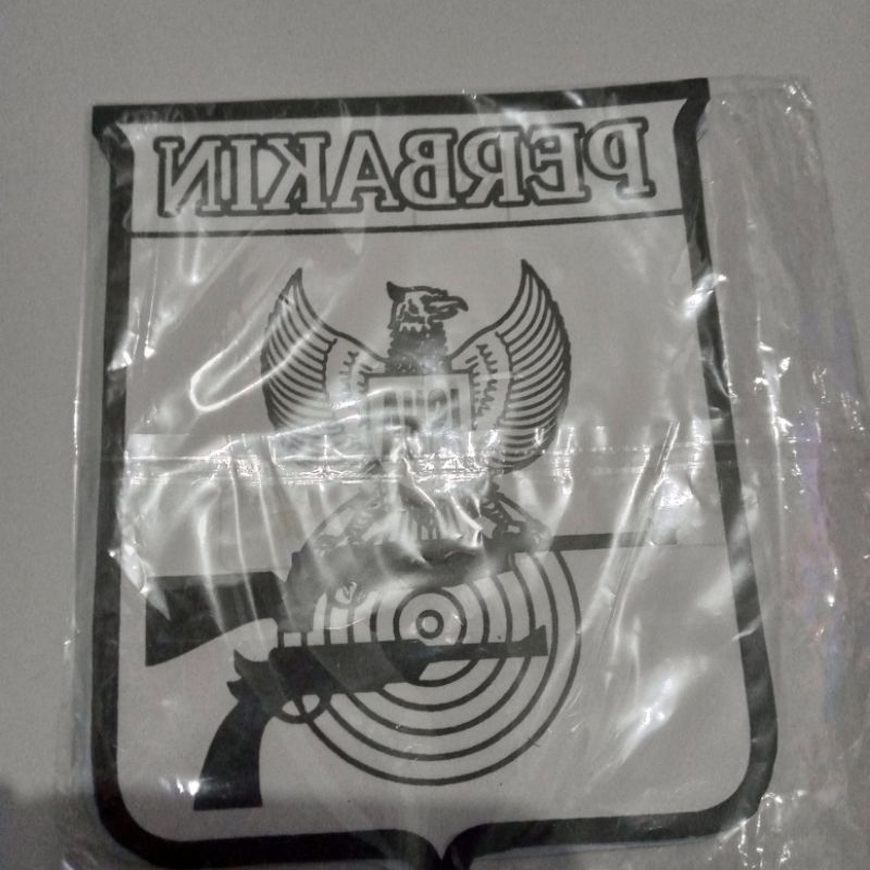 Stiker Perbakin lebih besar ukuran 9x11cmip