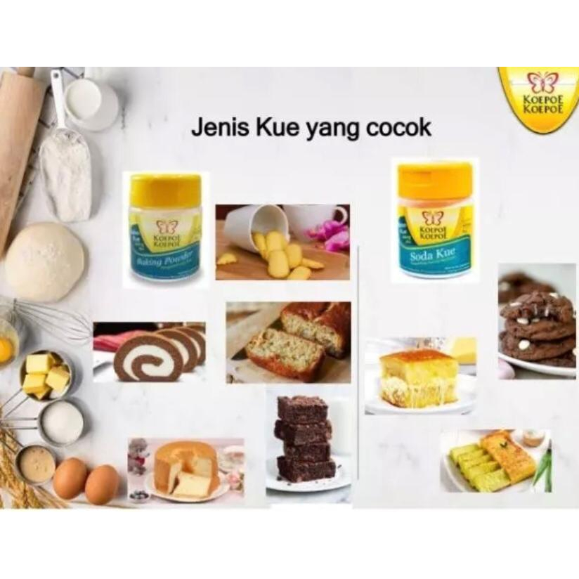 BAKING POWDER CAP KOEPOE KOEPOE PENGEMBANG ADONAN KUE 45GR